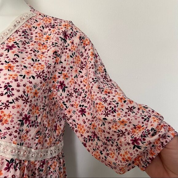 Cottage Core Boho Floral Crop Top - Picture 2 of 8